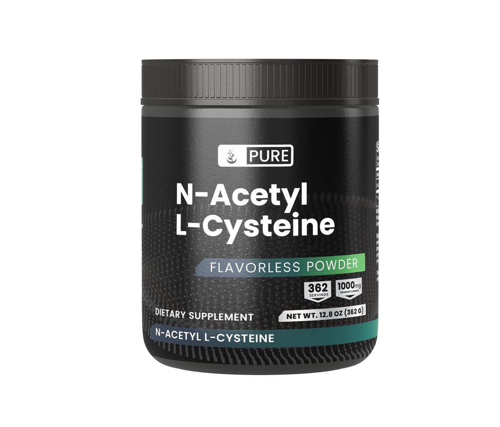PURE ORIGINAL INGREDIENTES NAC Powder, 12.8 oz, N-Acetyl L-Cysteine, Amino Acid, Always Pure