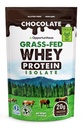 Opportuniteas Grass Fed Chocolate Whey Protein Isolate Powder - 20g Protein Powder Sin Sweeteners artificiales, Vacas Feliz sin hormonas, No GMO - 1lb