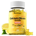 Gafas de Citrato de Calcio Gratuito de azúcar 1200 mg con vitamina D3 K2, Magnesio, Zinc, MSM para Hombres &amp; Mujeres, Hueso, Musculo, Apoyo Inmunitario, Última Absorción Suplemento de Calcio, Vegan, 60 Cuenta