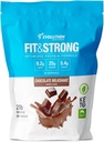 Evolution Advance Nutrition Fit & Strong - Pure Whey Protein Powder with BCAA, 100% Grass-Fed, Quick Absorbing and Fast Digesting for Optimal Muscle Recovery, Natural Flavor – 2 libras (Chocolate)