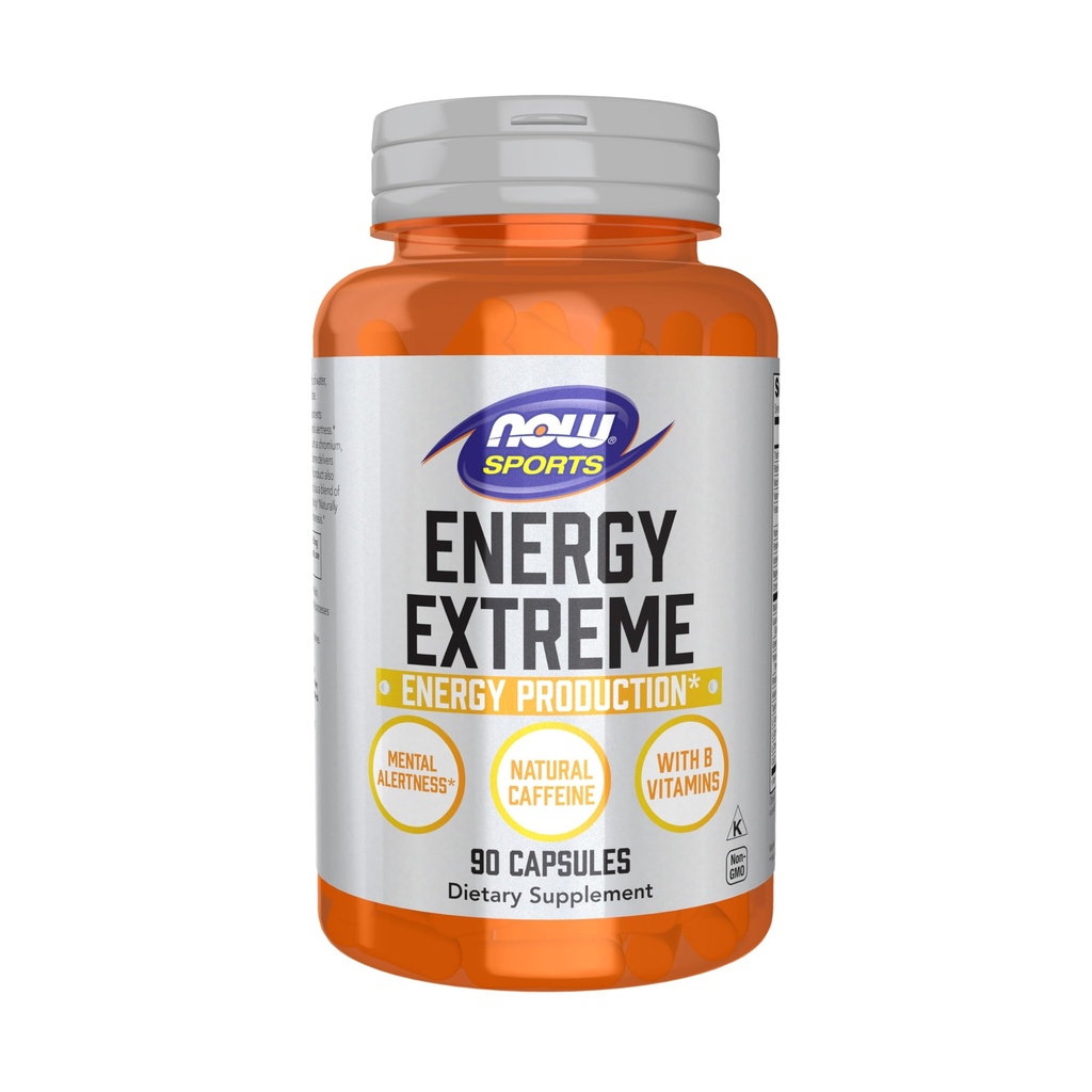 AHORA Foods Sports Nutrition, Sports Energy Extreme with B Vitamins and other cofactors such as Chromium, Magnesium Malate and Carnitine, 90 Veg Capsules