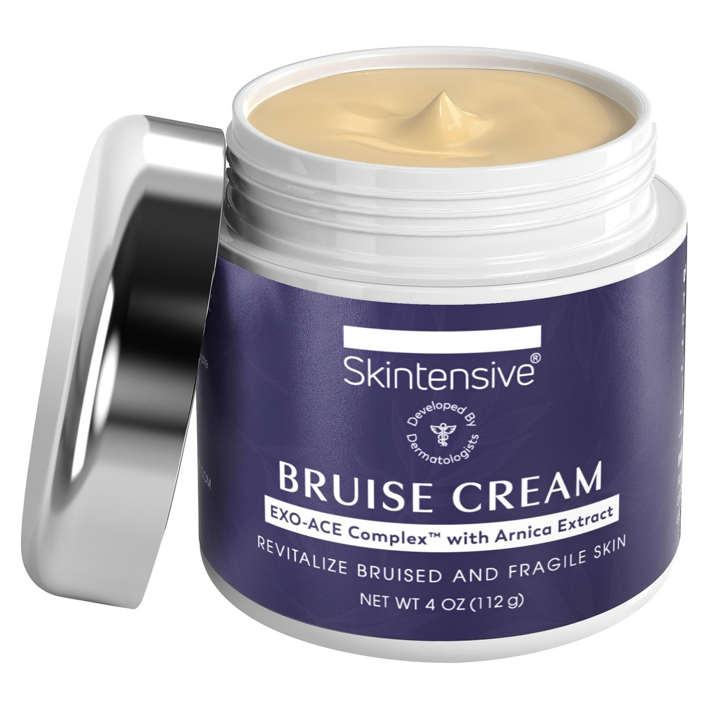 SKINTENSIVE Arnica Bruise Cream for Thin Skin - Moisturizing, Vitamina K C y E, Skin Renewal, 4 Oz