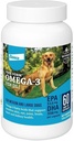 Consejos de Snip Omega-3 Petróleo de pescado Suplemento líquido para perros medianos &amp; grandes, 60 Cuenta