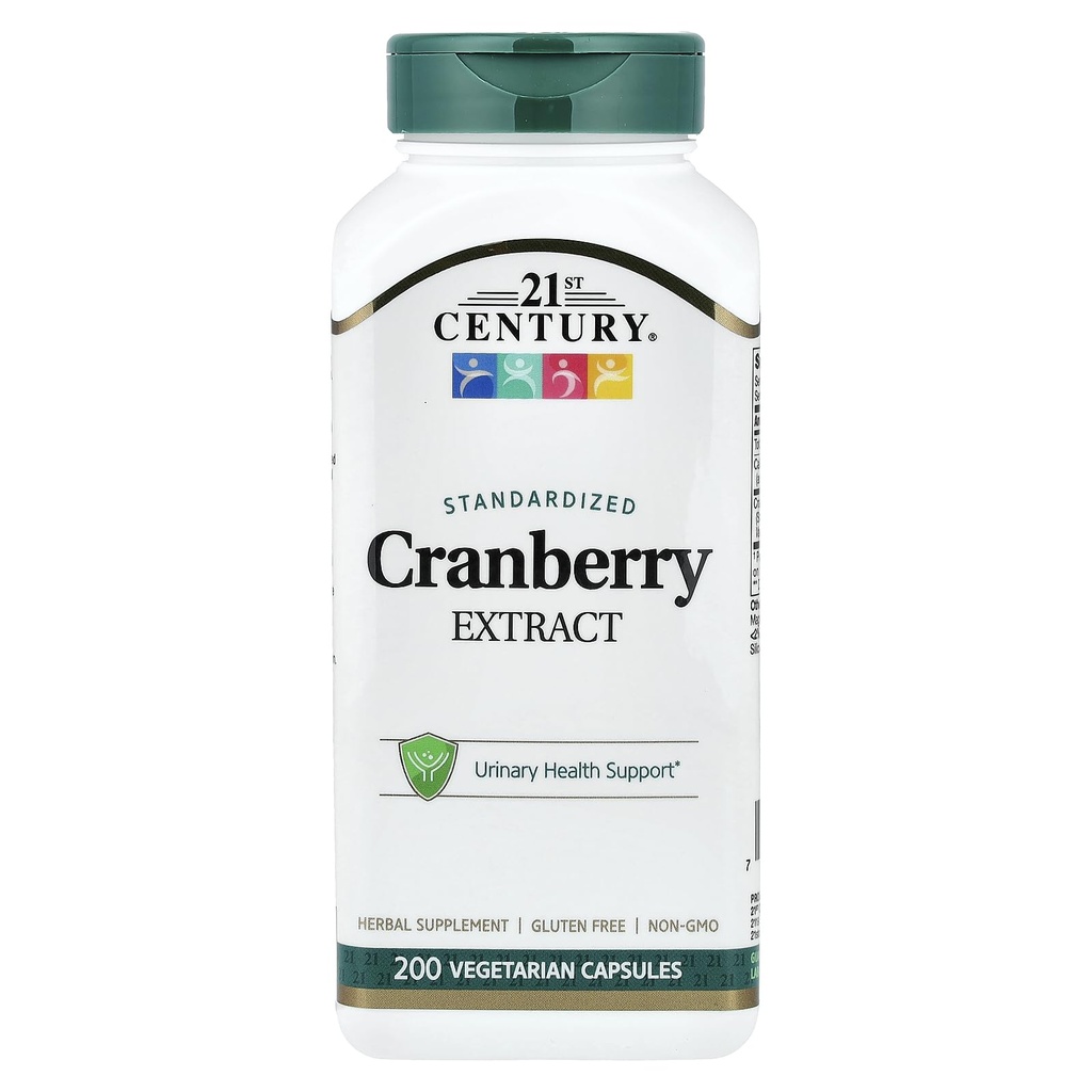 21st Century Healthcare, Inc Cranberry Extract Capsules, 200 Conde