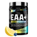 Nutrex Research EAA Hydration ← EAAs + BCAA Powder ← Recuperación de músculos, fuerza, construcción de músculos, duración 8G Aminoácidos esenciales + electrolitos  durable Blueberry Lemonade 30 Servimientos