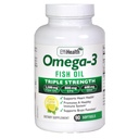 EffiHealth Omega-3 Fish Oil - Triple Strength 2500mg Fish Oil, 1200mg EPA, 600mg DHA - Apoya Hearth Health, Brain health and Immune Support – Lemon Flavor, Burpless Fish Oil