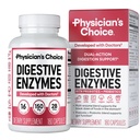 Enzymes Digestivos de la CHOICE de Physician - Multi Enzymes, Prebióticos Ecológicos " Probióticos para la Salud Digestiva " Salud Gut - Tiempo de Composición Alivio " Bloating - Dual Action Approach - 180 CT