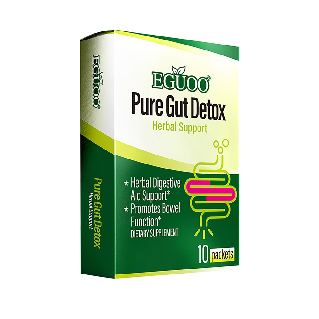 Puro Gut Detox - Colon Cleanse Cleanser Detox Cleanse Gut Cleanse para Mujer Hombres con Senna, Cascara Sagrada, Enzymes Digestivos, Blend Probiótico y Prebiótico - Alivio de Bloating y Estreñimiento