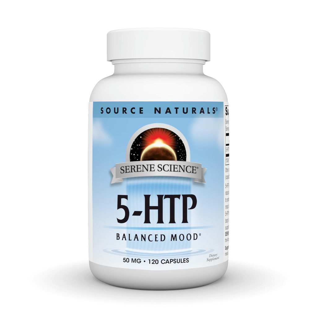 Fuente Natural Serene Science 5-HTP 50 mg - 120 cápsulas