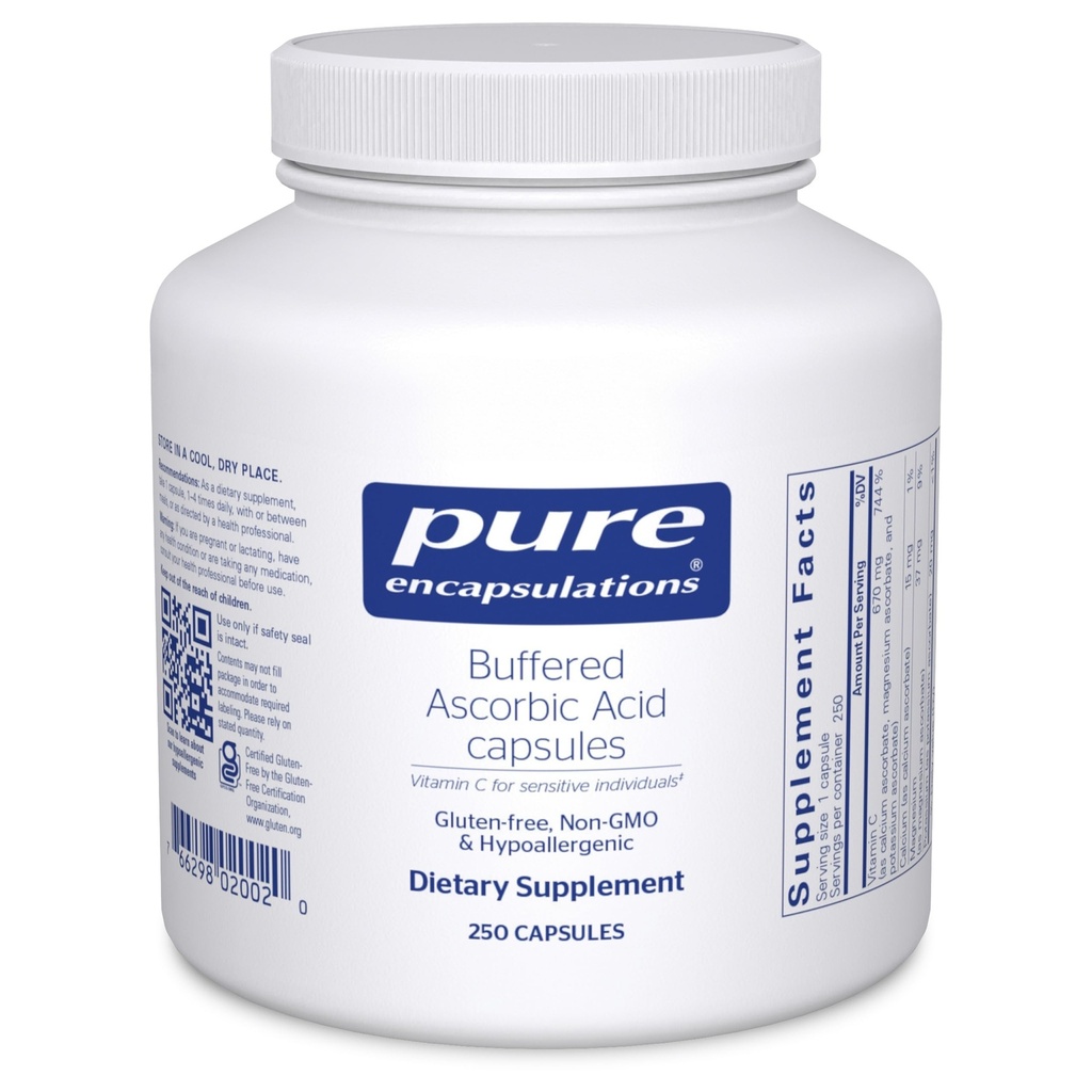 Pure Encapsulations Buffered Ascorbic Acid Capsules