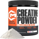 Polvo de Monohidrato de Monofil Loco, 5000mg Premium 3X TresAtine Pre Workout Mass Gainer, alta absorción Fácil de tomar Powder Optimum Performance para Hombres &amp; Mujeres, 30 Servimientos