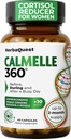Cortisol Reducer for Women – Rhodiola Rosea Supplement with Ashwagandha & L-Tyrosine, 13-in-1 Best Supplement to Reduce Cortisol - Made in USA, 60 Capsules (Up to 2-Month Supply)