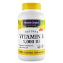 Healthy Origins Vitamin E, 1,000 IU (Natural) Mixed Tocopherols - Vitamin E Supplement - Gluten-Free & Non-GMO Skin, Hair & Nails Vitamin - 120 Softgels