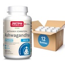 Fórmulas Jarrow Ashwagandha 300 mg - 120 Cápsulas Veggie - Salud general y resistencia a la fatiga - Suplemento Apoya resistencia, recuperación muscular y salud cognitiva - 60 Servimientos (Pack of 12)