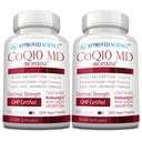 Aprobado Science® CoQ10 MD - Extra Strength 300mg CoQ10 puro con BioPerine® para la absorción más rápida - Soporte óptimo - 6 meses de suministro