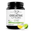 Muscle Feast Creatine Monohydrate Chewables - Vegan &amp; Gluten-Free Creapure Creatine Chews for Men &amp; Women - Delicious Citrus-Flavored Creatine Tablets for Muscle Building - Lemon Lime, 360 Tabs
