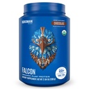 BIRDMAN Falcon Vegan Protein Powder Orgánico, Stevia & Sugar Gratis, Proteína basada en plantas, Bajo Carb, Dairy Gratis, Keto, Proteína no Whey, Probiótico, Pea Protein ← Chocolate Flavor - 37 Serviciones - 2.64lb