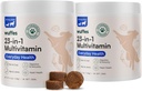 Wuffes 23-in-1 Chewable Perro Multivitamin Pulses Bundle - Perro Multivitamin para Pequeño Large Breed - 2 Pack - 60 Conde