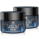 Ajoblanco 800 Mg Himalayan Shilajit Resin, Shilajit Puro Himalaya Orgánica, Shilajit Suplemento con pureza, dosis altas " Potencia para la energía, fuerza " , hombres " mujeres, 30 gramos, paquete de 2