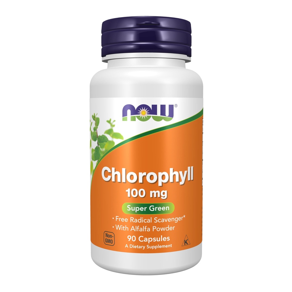 AHORA Alimentos Chlorophyll 100 mg Caps, 90 ct
