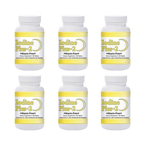 Iodine natural vivo más para tiroides bajos – 6 botellas