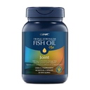 GNC Triple Strength Fish Oil Plus Joint Omega 3, 1000mg EPA y DHA, Heart Health, Plus Fast 5 Day Comfort, Brain, Skin, and Eye, Antioxidants and Botanical Extracts, Control Fish Burps, 30 Servings
