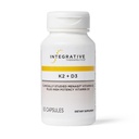Terapéutica integrada K2 + D3 - Salud cardíaca &amp; bonificación* - Absorción de calcio para adultos - libre de lácteos &amp; sin gluten - 60 Cuentas (60 Servimientos)