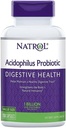 Natrol Acidophilus 100mg Capsules, Desflavorado, Púrpura, 150 Cuenta, Pack de 3