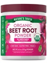 Verdad de la naturaleza Orgánica Beet Root Powder TEN 6.1 oz ANTE Vegan, No GMO &amp; Gluten Suplemento Libre