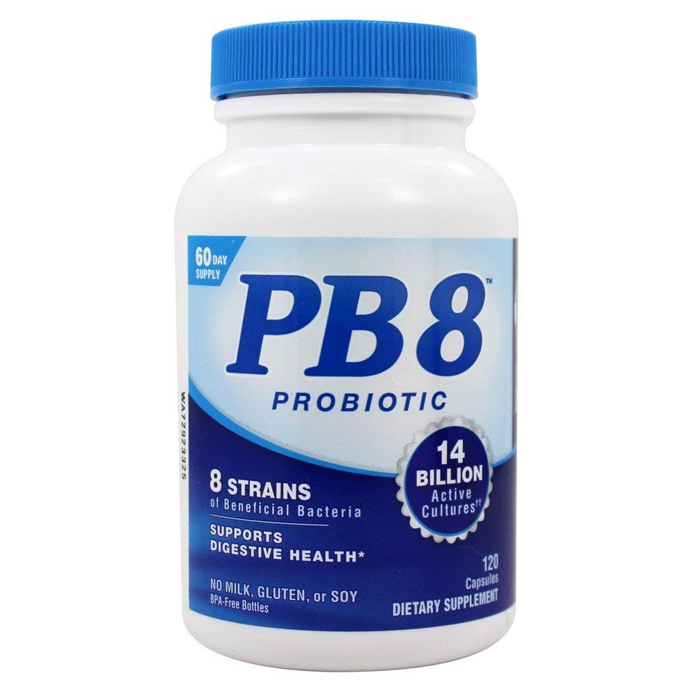 Nutrición ahora - PB 8 Acidophilus Pro-Biotic - 120 cápsulas (paquete de 2)