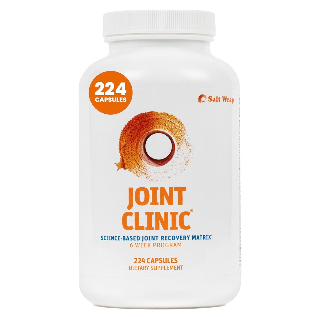 Clínica Mixta SaltWrap - Multivitamina para la Salud Conjunta y la Recuperación - con Tipo II Collagen, C3 Turmeric, Cissus, y Ácido Hialurónico - 224 cápsulas