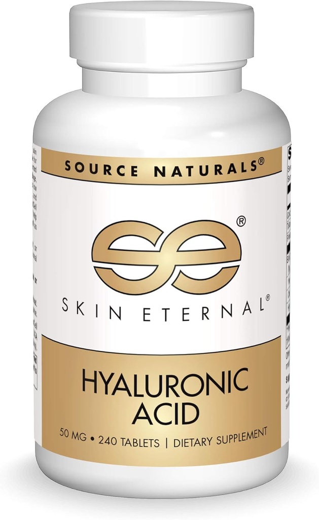 Fuente Naturales Esquí Eterna Ácido Hialurónico, 50 mg - 240 Tabletas