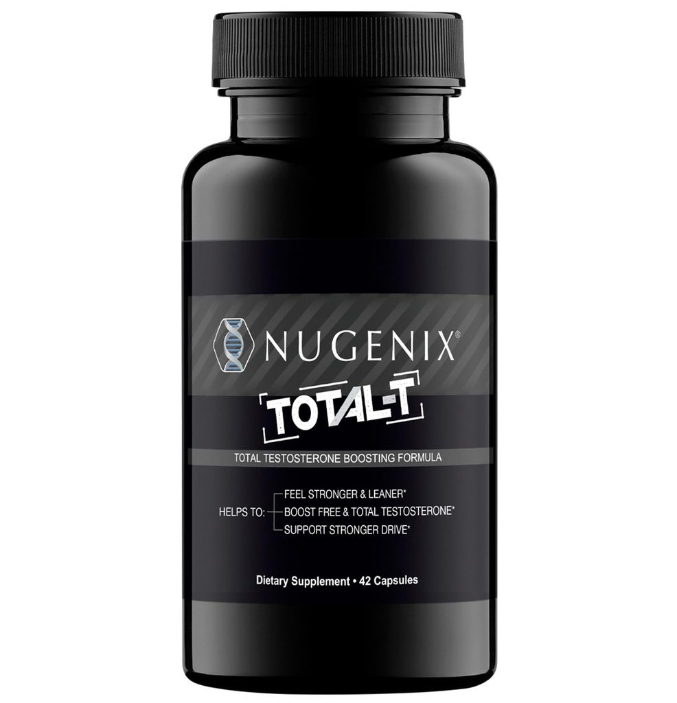 Nugenix Total-T, gratis y total de testosterona suplemento de booster para hombres, 42 cuenta