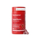 HumanN SuperBeets Beet Capsules Quick Release 1000mg, Helps Support Nitric Oxide Production, Blood Pressure, Heart Health, Contains Non-GMO Beetroot Powder, Studied Antioxidants 180 Count