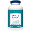 Vitamin Shoppe Omega 3 Fish Oil, EPA & DHA 500mg, Purity Assured, Molecularly Distilled to Support Cardiovascular, Joint and Brain Health 1000mg (240 Softgels)