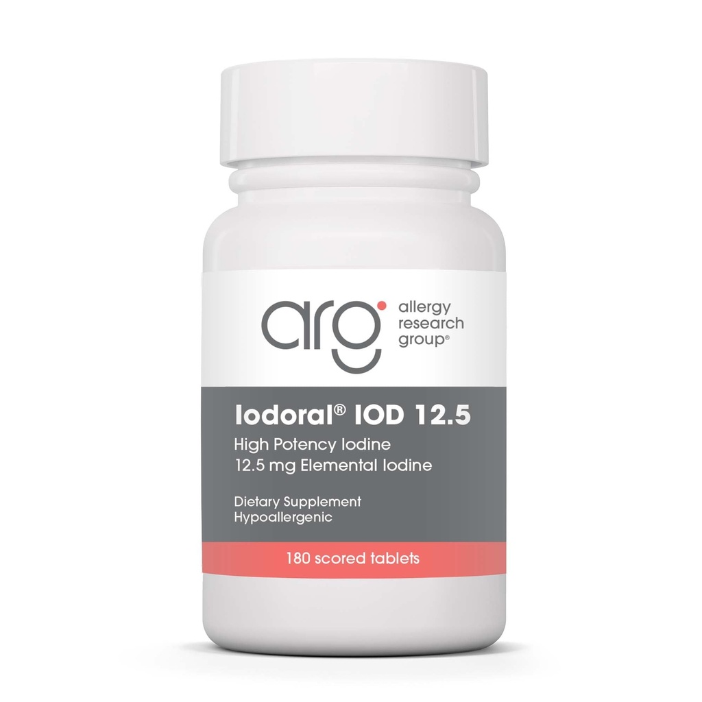 Optimox Iodoral 12.5 mg Suplemento - Suplemento de yodo, Apoyo a la Tiroides para Mujeres y Hombres, Láminas de Solución Lugol, Tablas de Ioduro de Potasio, Complejo Mineral Diario - 180 Conde