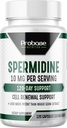 Probase Nutrition Spermidine (10mg of 99% Spermidine 3HCL - Third Party Tested) 120 Capsules - 100x Más Potent Than Wheat Germ Extract, Telomere Health and Aging 120-Day Supply - Tan eficiente como NMN