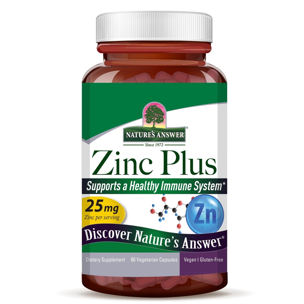 Zinc Plus + Vitaminas para Adultos - 25 mg de Apoyo Inmunitario con B6 60 Veg Capsules - Vegan, Gluten-Free, Cruelty-Free Zinc Piclonate TEN Immune Support