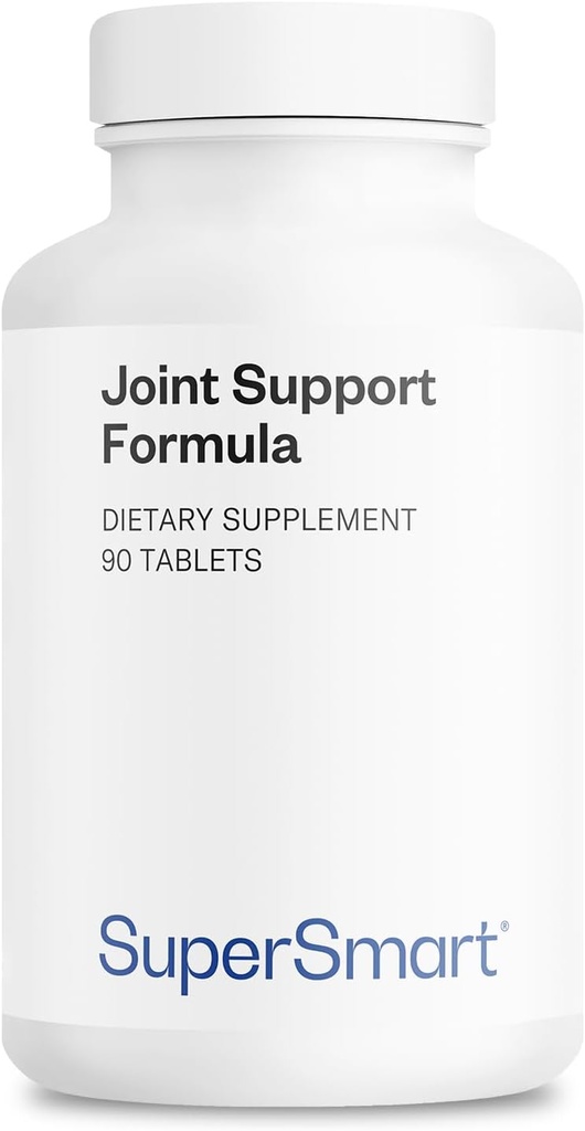 Supersmart Joint Support Formula (High Potency Complex) - with Glucosamine, Chondroitin, Hyaluronic Acid, MSM - Joint Support Supplement TEN Non-GMO & Gluten Free - 90 Tablets