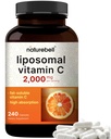 NatureBell Liposomal Vitamina C 2,000mg Por Serving, 240 cápsulas peru High Absorption Fat-Soluble Vitaminas – Max Strength Antioxidant* Suplemento – Non-GMO, Gluten Free