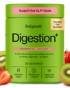 Feel Goods Gut Guardian, Fibra Orgánica, Polvo Prebiótico, Libre de Azúcar, Herbs for Bloat, Gut Health Support, Digestive Health for Men &amp; Women, Non GMO, Vegan, Strawberry Kiwi, 30 Servimientos