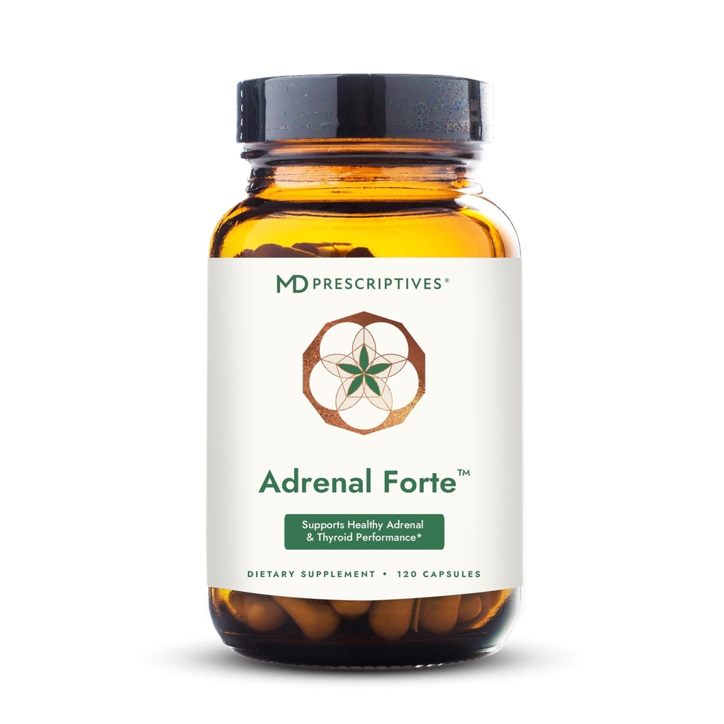 MD Prescriptives - Forte Adrenal - Suplemento de Apoyo Adrenal* con Ashwagandha & Rhodiola - 120 Capsules