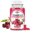 Vitamina B12 Gummies - 5000 mcg Methylcobalamin con hierro, vitamina C, D3 " Folate, Energy Support and Metabolism, Immune, B-12 Complex Chewable Suplemento para Hombres " Mujer, Vegan- 60 Conde
