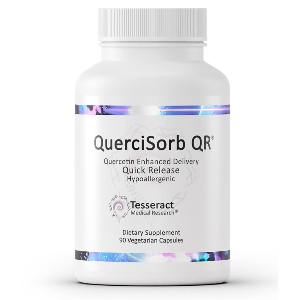 Tesseract Medical Research QuerciSorb QR Immune Support Supplement, Quick Release Quercetin, Supports Immune Function and General Health* Hypoallergenic, 400 mg, 90 cápsulas