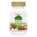 NaturesPlus Fuente de Life Garden Certified Organic Calcium with AlgaeCal - 1000 mg, 120 Vegan Capsules - Plant-Based Bone Health Support Supplement - Vegetarian, Gluten-Free - 30 Servings