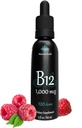 B12 1000 mcg, 2oz 120 Servings, Raspberry Flavor, Methylcobalamin Sublingual Drops