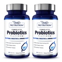 1MD Probióticos completos Platinum ← Apoya la Salud Digestiva Silencioso con Prebióticos de Nutrición, 51 Billion Live CFU, 11 Strains, Dairy-Free TEN 30 cápsulas vegetales (2-Pack)