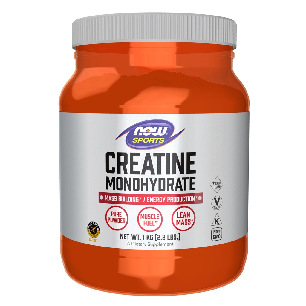 AHORA Foods Sports Nutrition, Creatine Monohydrate Powder, Mass Building*/Energy Production*, 2.2-Pound