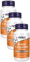 AHORA Suplementos, Carnitina Acetyl-L 500 mg, Aminoácidos, Cerebro y Función Celular Nerve*, 50 cápsulas Veg (Pack of 3)