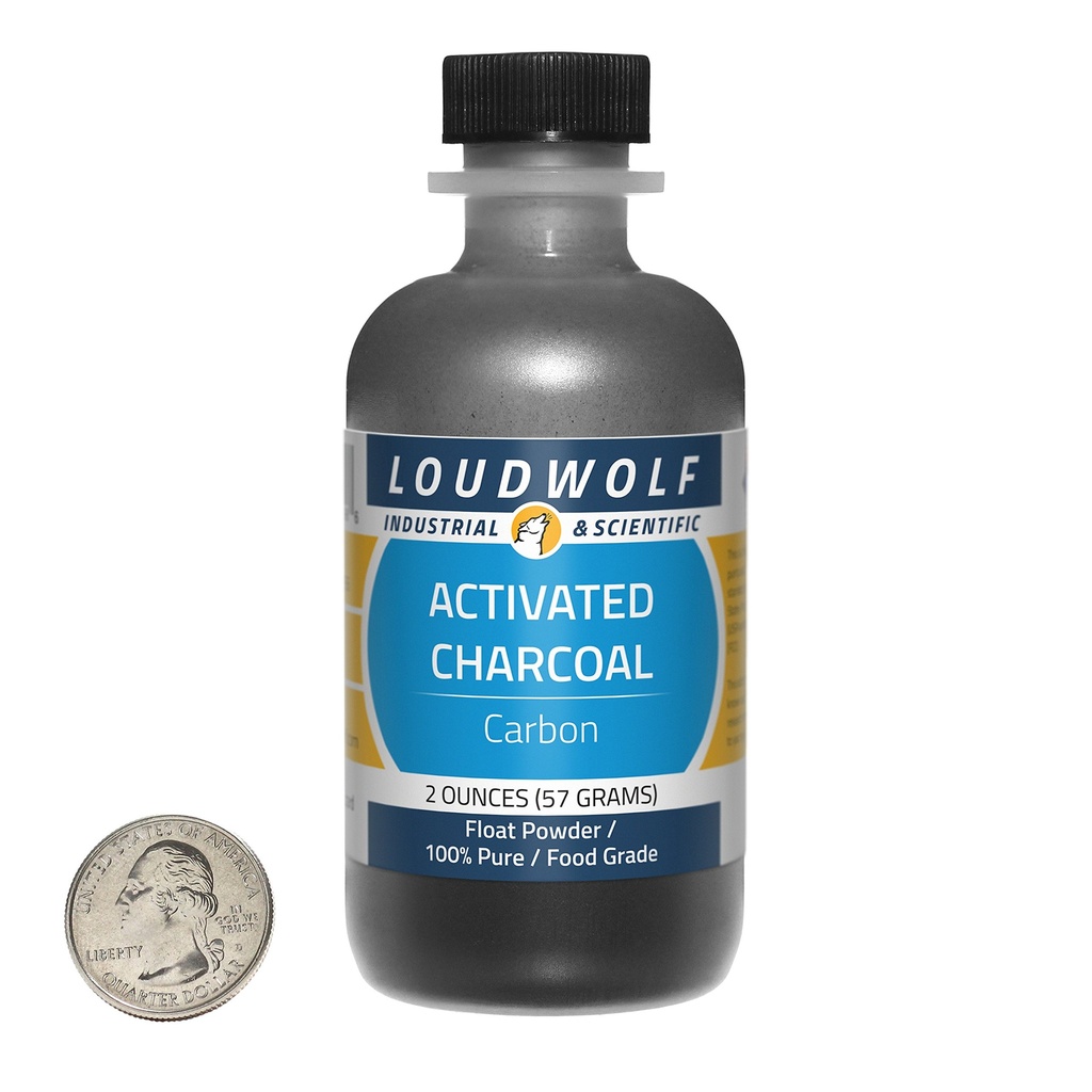 Charcoal/Float Powder / 2 onzas / 100% Pure Food Grade/Ships Fast from USA